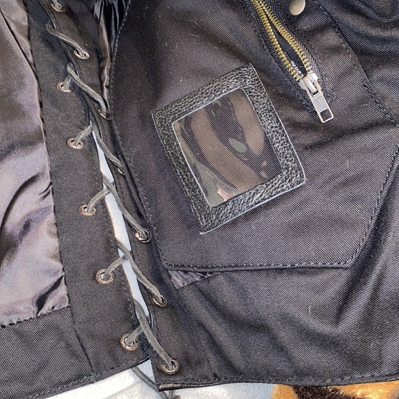 NWT Leather Biker Wolf Vest - Picture 7 of 12